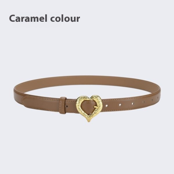 Personalized Love Leather Belt Female Fashion Belt Decoration - Image 5