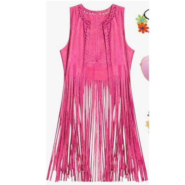 Suede Tassel Vest Coat Women - Image 3