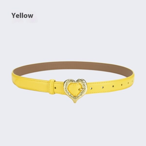 Personalized Love Leather Belt Female Fashion Belt Decoration - Image 4